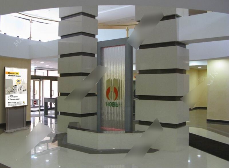 Фотография рекламного носителя, тип: Лайтбокс, адрес: Бизнес-центр «Новь», ул. Нижняя Красносельская, дом 40/12 корп.20, Москва, Россия. Сторона/вариант №655297