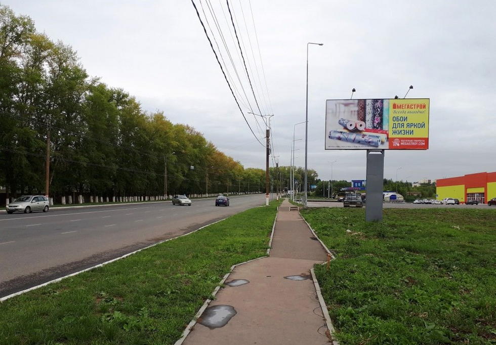 Фотография рекламного носителя, тип: Билборд 3x6, адрес: Лямбирское ш., д.15, Саранск, Республика Мордовия, Россия. Сторона А №1028421