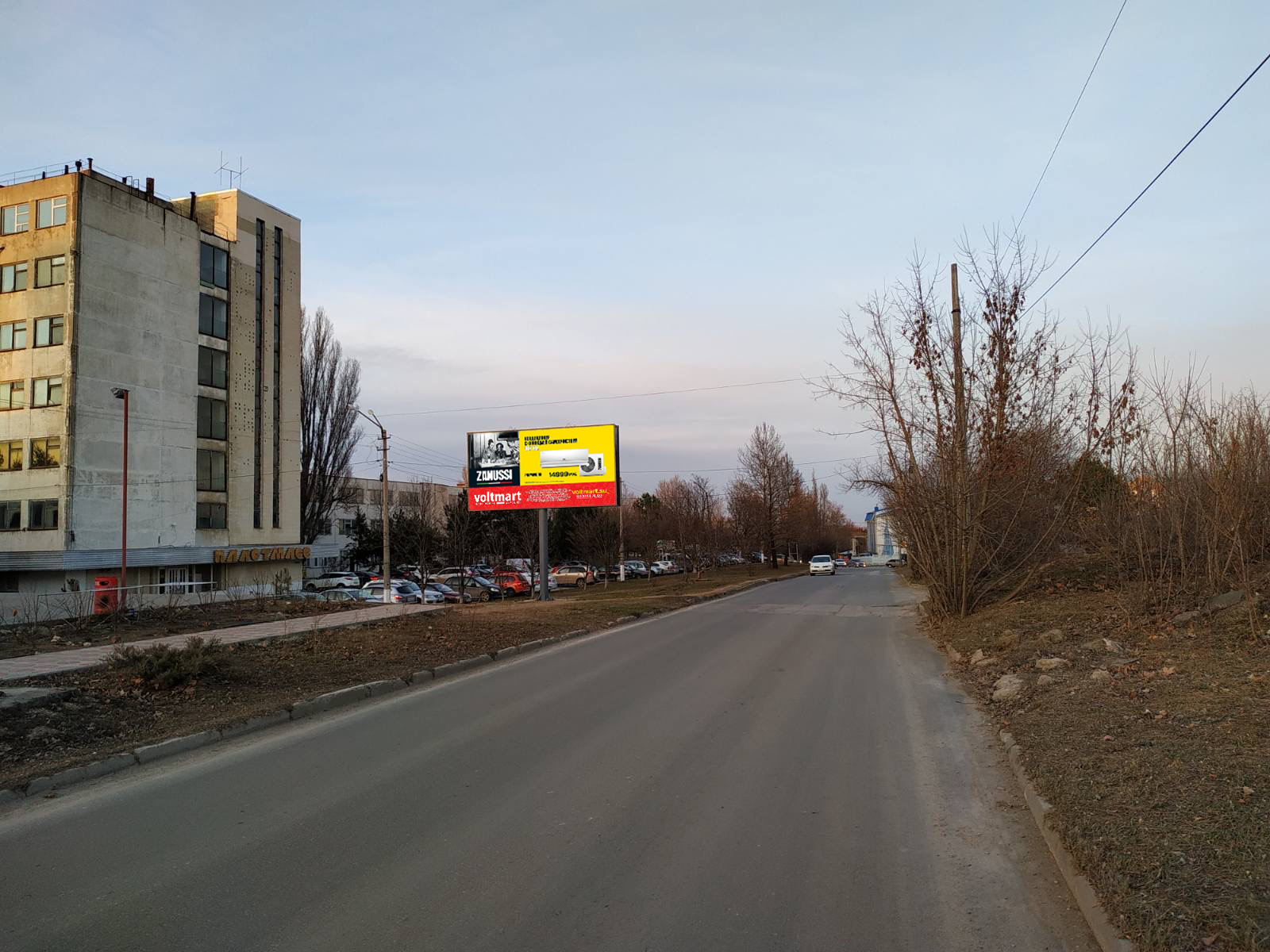 Фотография рекламного носителя, тип: Билборд 3x6, адрес: Крымской правды ул., д.12, Симферополь, Республика Крым, Россия. Сторона B №799568