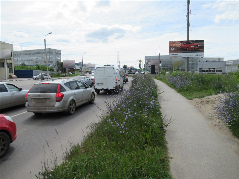 Фотография рекламного носителя, тип: Билборд 3x6, адрес: Яблочкова пр-зд.Х Радиозаводская ул., Рязань, Рязанская область, Россия. Сторона А №632857