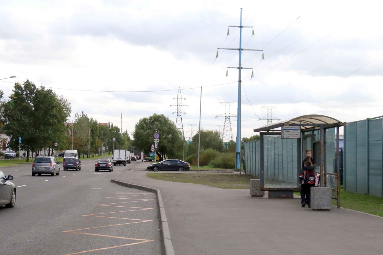 Фотография рекламного носителя, тип: Остановка 1.8x1.2, адрес: Суздальская ул., д.10, корп.1, Москва, Россия. Сторона А2 №934275