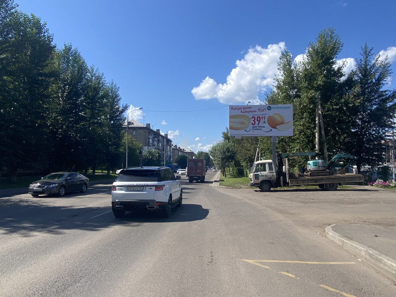 Фотография рекламного носителя, тип: Билборд 3x6, адрес: Свердловская ул., д.49, Красноярск, Красноярский край, Россия. Сторона А №780046