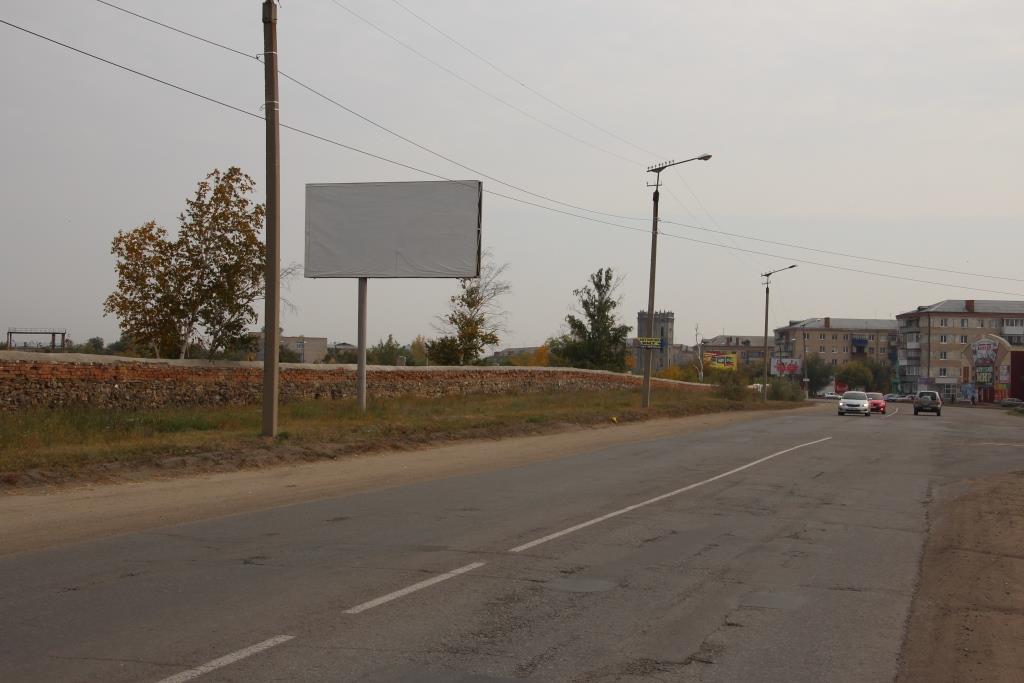 Фотография рекламного носителя, тип: Билборд 3x6, адрес: Гагарина ул., район кладбища, Троицк, Челябинская область, Россия. Сторона B №499877
