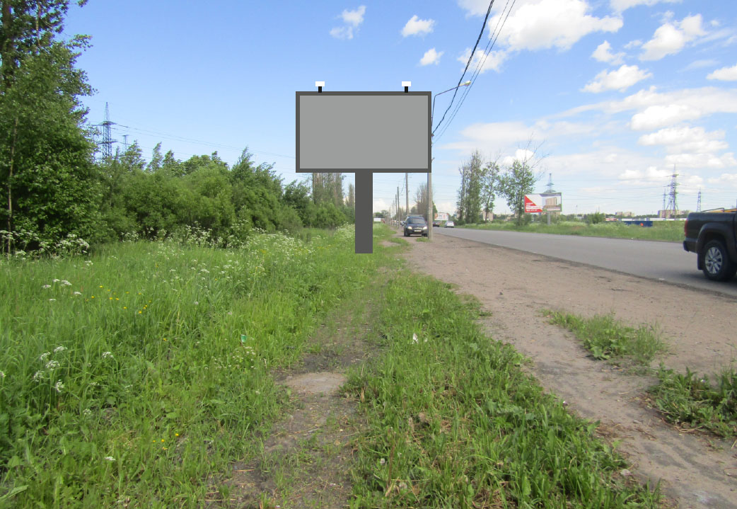 Фотография рекламного носителя, тип: Билборд 3x6, адрес: Колпинское ш. Х Финляндская ул., д.36, Санкт-Петербург, Россия. Сторона Б №770525