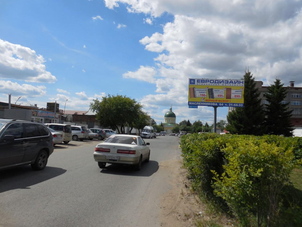Фотография рекламного носителя, тип: Билборд 3x6, адрес: Красных зорь ул., д.19, Омск, Омская область, Россия. Сторона А №1010120
