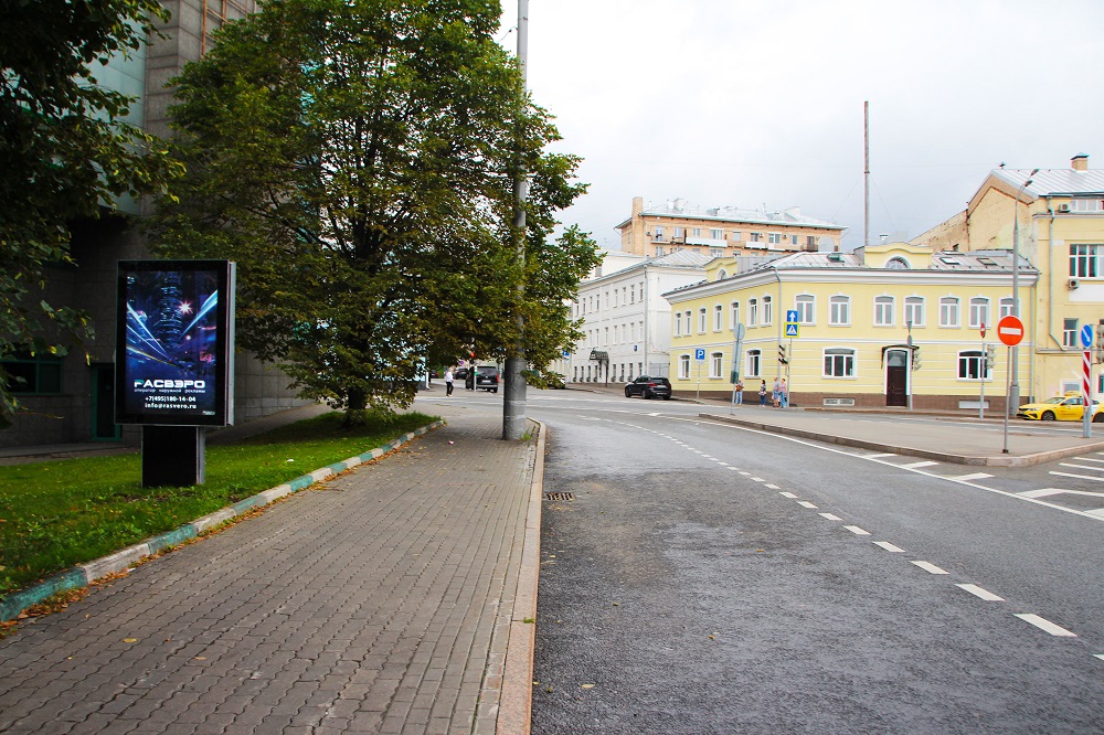 Фотография рекламного носителя, тип: Ситиформат 1.8x1.2, адрес: Андроньевская пл., д.6, Москва, Россия. Сторона В №1055712