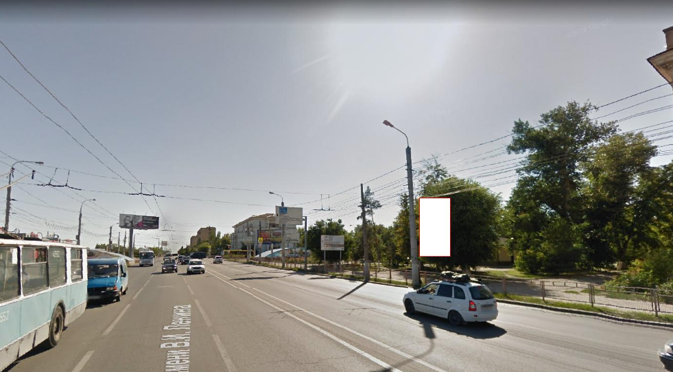 Фотография рекламного носителя, тип: Панель-кронштейн, адрес: Ленина пр-т., поз.7, Волгоград, Волгоградская область, Россия. Сторона А №1097111