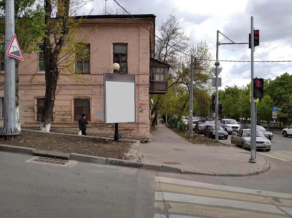Фотография рекламного носителя, тип: Пилон, адрес: Седова ул. X Соколова пр-т., поз.1, Ростов-на-Дону, Ростовская область, Россия. Сторона Б №943997
