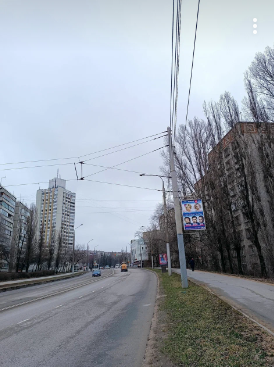 Фотография рекламного носителя, тип: Панель-кронштейн, адрес: Я. Берзина ул., д.4, поз.2, Липецк, Липецкая область, Россия. Сторона А №1054825