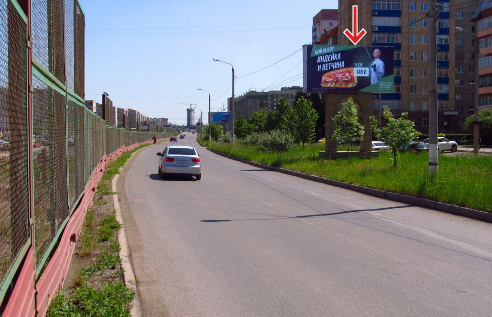Фотография рекламного носителя, тип: Билборд 3x6, адрес: 50 лет Магнитки ул., д.55, поз.1, Магнитогорск, Челябинская область, Россия. Сторона А №553406