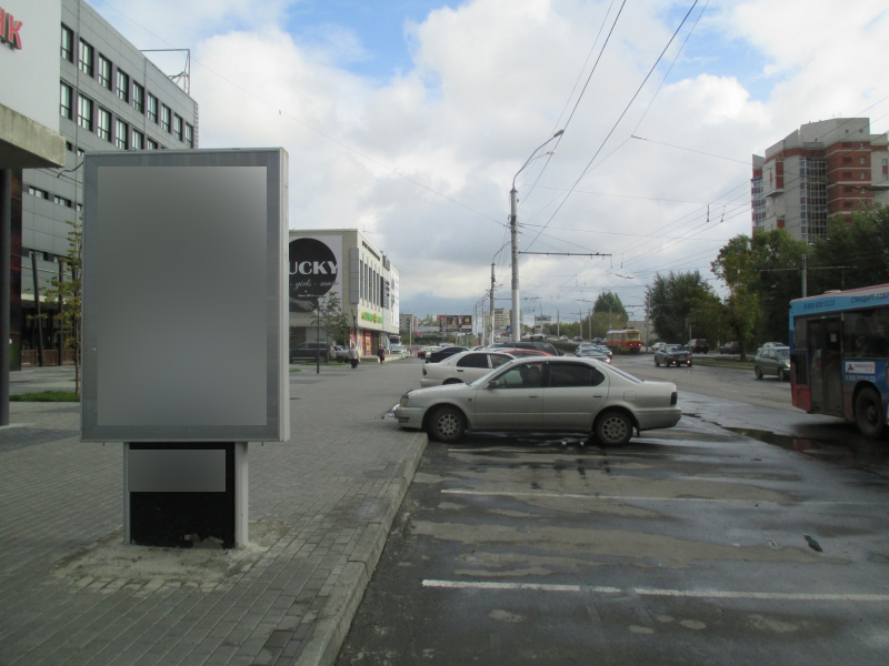 Фотография рекламного носителя, тип: Ситиформат 1.8x1.2, адрес: Ленина пр-т., д.106/1, Барнаул, Алтайский край, Россия. Сторона В №498180