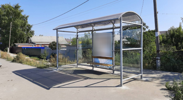 Фотография рекламного носителя, тип: Остановка 1.8x1.2, адрес: Новокуйбышевское ш., "Ильинская церковь" ост., Самара, Самарская область, Россия. Сторона В1 №1080286