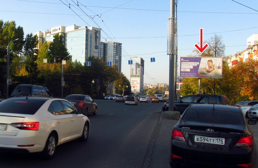 Фотография рекламного носителя, тип: Билборд 3x6, адрес: Энгельса ул., д.41, 200 м до ул. Труда, Челябинск, Челябинская область, Россия. Сторона А1-А3 №376887