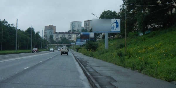 Фотография рекламного носителя, тип: Билборд 3x6, адрес: Луговая ул., д.65, Владивосток, Приморский край, Россия. Сторона А №767246