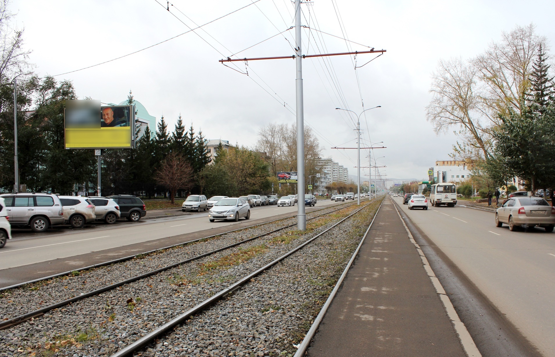 Фотография рекламного носителя, тип: Билборд 3x6, адрес: Красноярский рабочий пр-т., д.115 Х Затонская ул., Красноярск, Красноярский край, Россия. Сторона Б №572186