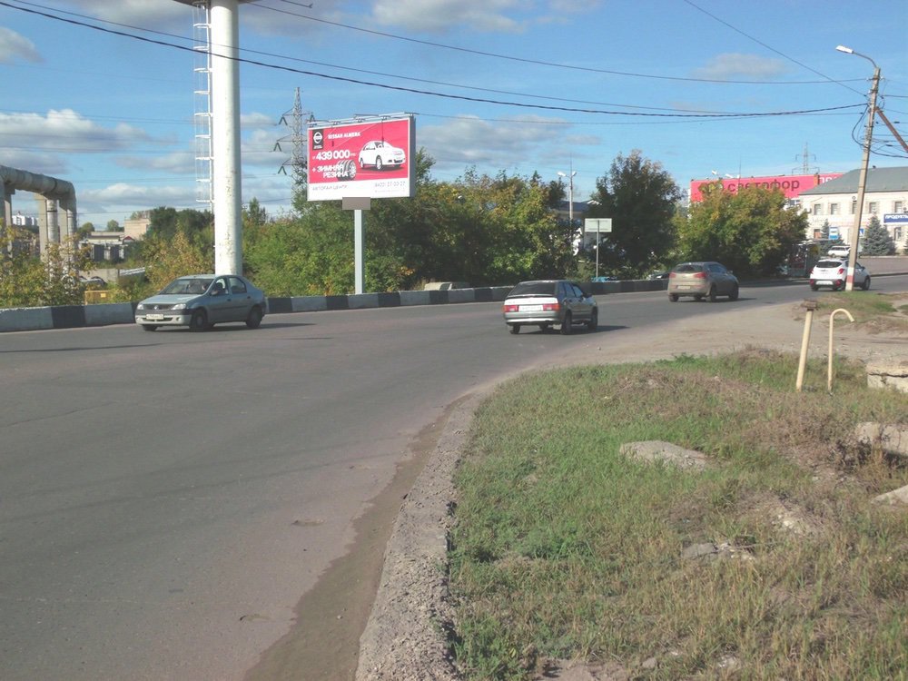 Фотография рекламного носителя, тип: Билборд 3x6, адрес: Урицкого ул., д.100, поз.1, Ульяновск, Ульяновская область, Россия. Сторона B №690638