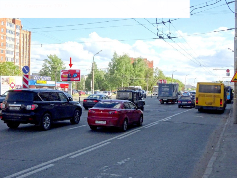 Фотография рекламного носителя, тип: Билборд 3x6, адрес: Удмуртская ул., д.300, Ижевск, Республика Удмуртия, Россия. Сторона B №946108