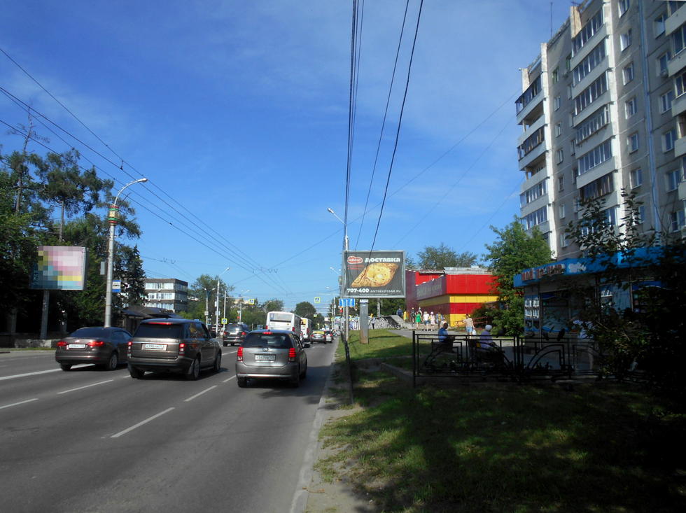 Фотография рекламного носителя, тип: Ситиборд 2.7x3.7, адрес: 1-ая Советская ул., д.98, Иркутск, Иркутская область, Россия. Сторона A1-A5 №330439