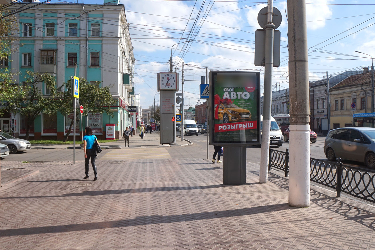 Фотография рекламного носителя, тип: Ситиформат 1.8x1.2, адрес: Советская ул., д.49 Х Тургеневская ул., Тула, Тульская область, Россия. Сторона B №805942