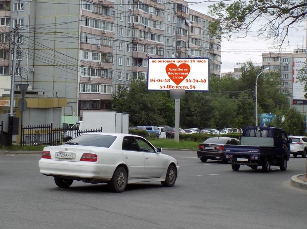 Фотография рекламного носителя, тип: Билборд 3x6, адрес: Ленина ул. Х Калинина ул., Хабаровск, Хабаровский край, Россия. Сторона А2 №673814