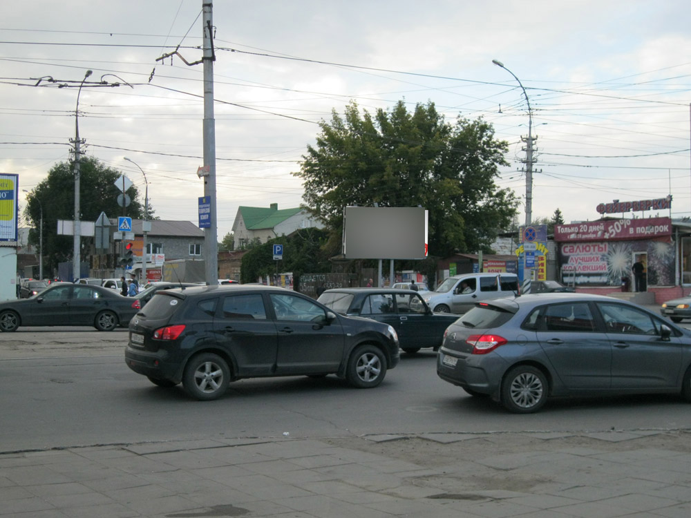 Фотография рекламного носителя, тип: Билборд 3x6, адрес: Танкистов ул. Х Соколовая ул., Саратов, Саратовская область, Россия. Сторона A №418411