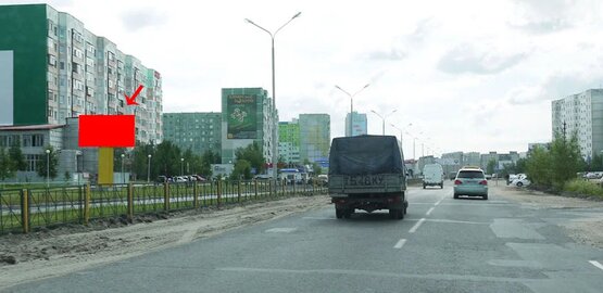 Фотография рекламного носителя, тип: Билборд 3x6, адрес: Нефтяников ул. Х Интернациональная ул., Нижневартовск, Ханты-Мансийский автономный округ – Югра, Россия. Сторона Б №853692