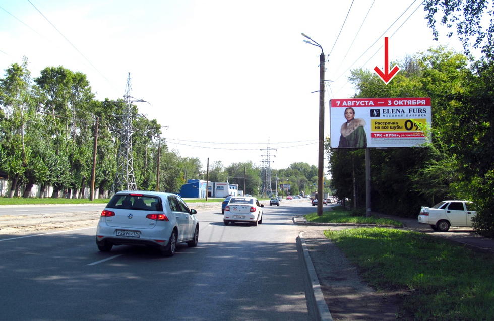 Фотография рекламного носителя, тип: Билборд 3x6, адрес: 1-й Пятилетки ул., д.55, Челябинск, Челябинская область, Россия. Сторона А №553152