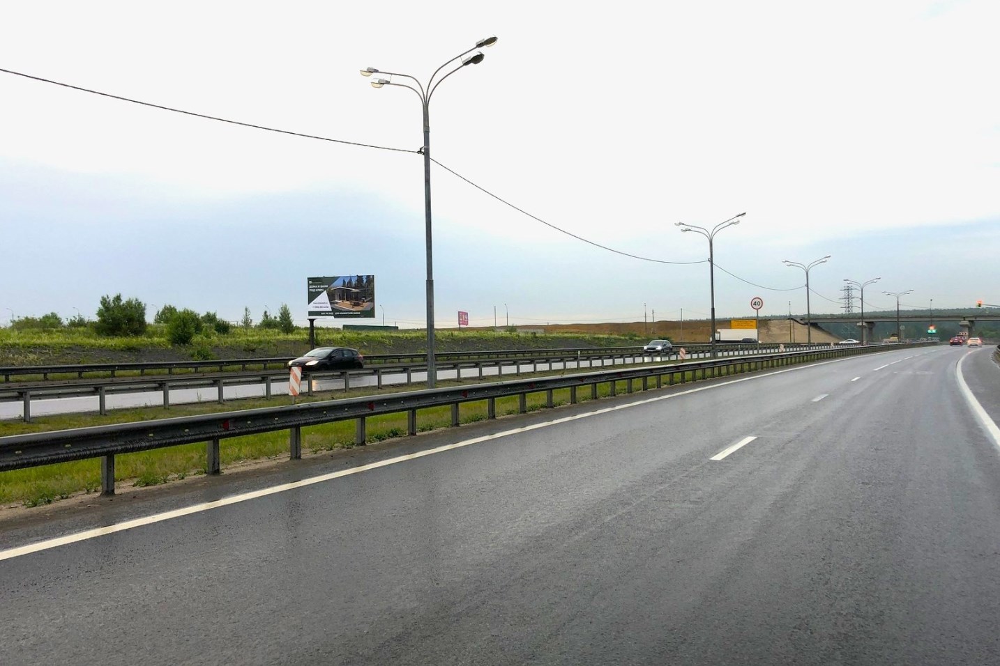 Фотография рекламного носителя, тип: Билборд 3x6, адрес: М5 Урал а/д, 69 350м, Раменское, Московская область, Россия. Сторона Б №351816