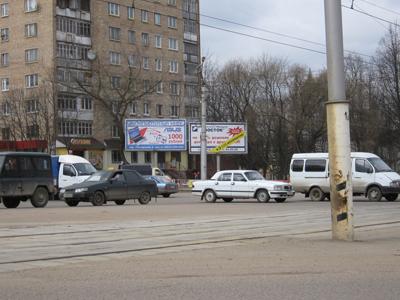 Фотография рекламного носителя, тип: Билборд 3x6, адрес: Тенишевой ул. Х Кирова ул., поз.1, Смоленск, Смоленская область, Россия. Сторона A1-A3 №383350