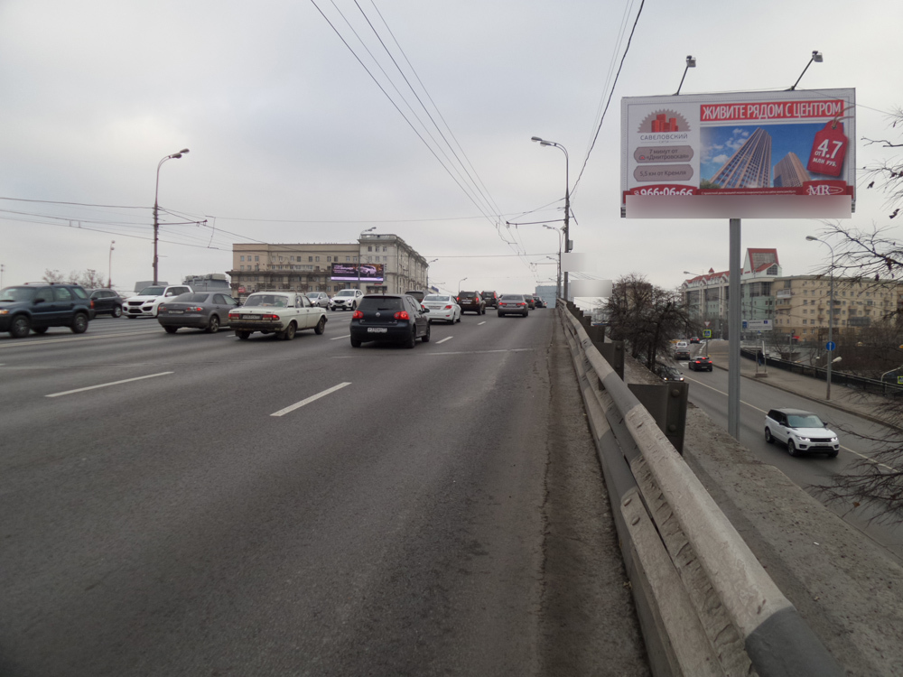 Фотография рекламного носителя, тип: Билборд 3x6, адрес: Масловка ул., д.7, Москва, Россия. Сторона A №435027