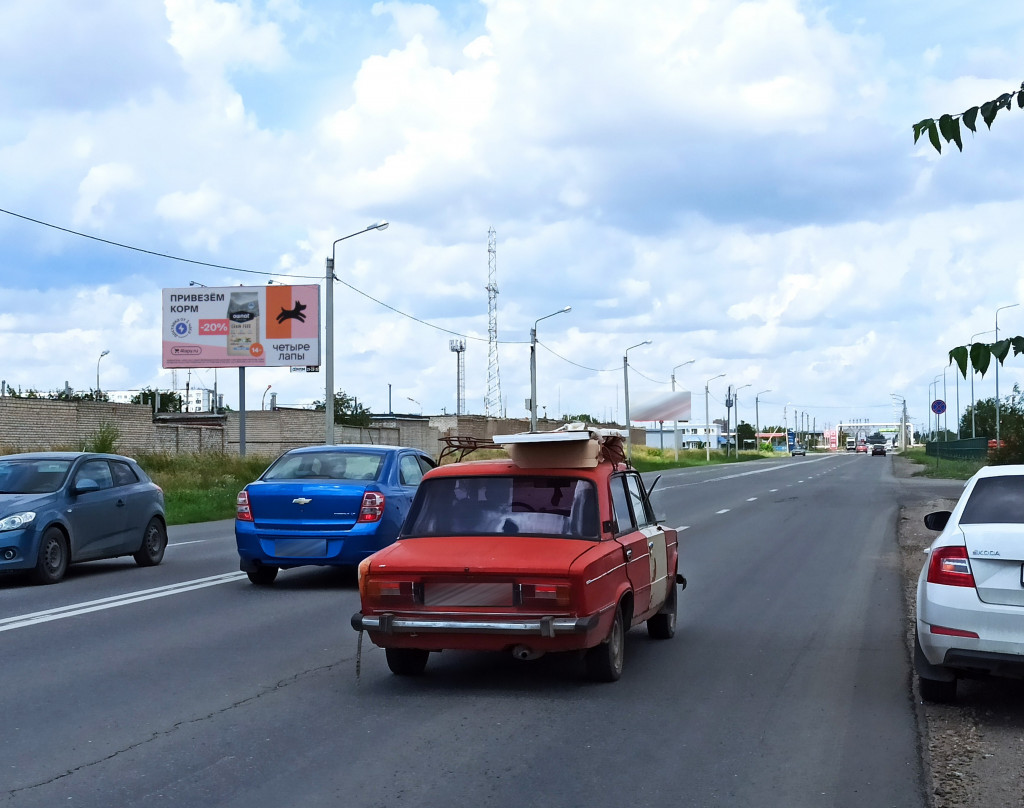 Фотография рекламного носителя, тип: Билборд 3x6, адрес: Пушкина ул., 170м за пересечением с ул. Волжской военной флотилии, Волгоград, Волгоградская область, Россия. Сторона Б №523702