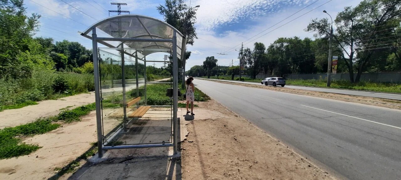 Фотография рекламного носителя, тип: Остановка 1.8x1.2, адрес: Кирова пр-т. Х Береговая ул., в город, Самара, Самарская область, Россия. Сторона B2 №828597