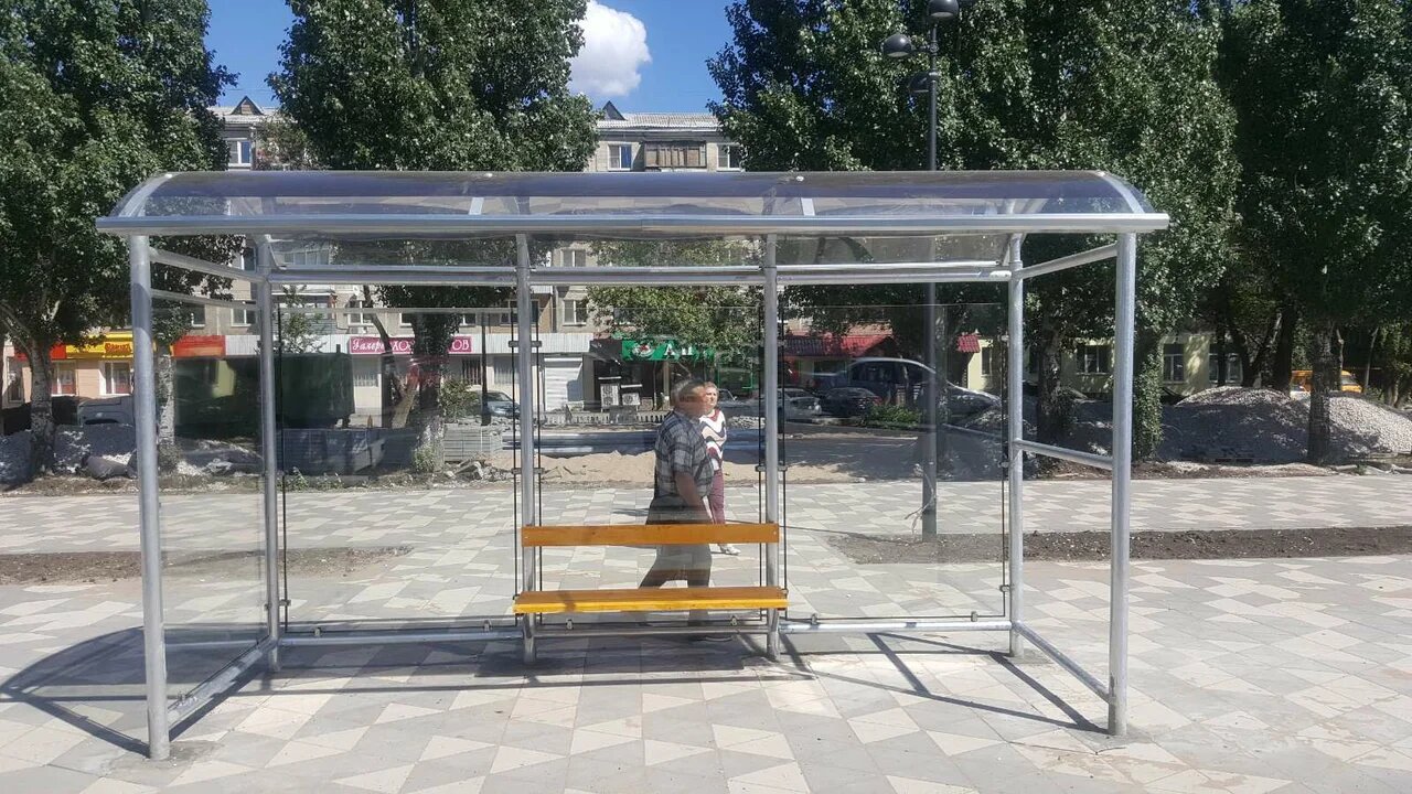 Фотография рекламного носителя, тип: Остановка 1.8x1.2, адрес: Авроры ул., д.121 Х Мориса Тореза ул., в город, Самара, Самарская область, Россия. Сторона A1 №829289