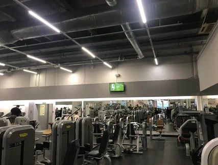 Фотография рекламного носителя, тип: Видеоэкран, адрес: Фитнес-центр «Fitness House на Пулковском», Пулковское ш., д.35, Санкт-Петербург, Россия. Сторона/вариант 5 №981116