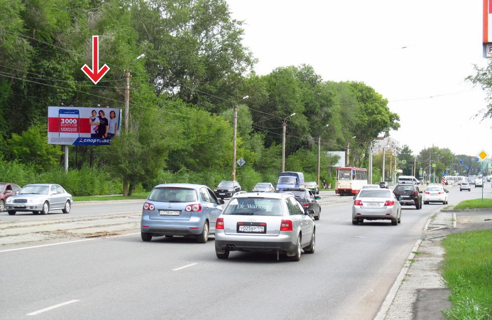 Фотография рекламного носителя, тип: Билборд 3x6, адрес: 1-й Пятилетки ул., д.41, Челябинск, Челябинская область, Россия. Сторона В №553151
