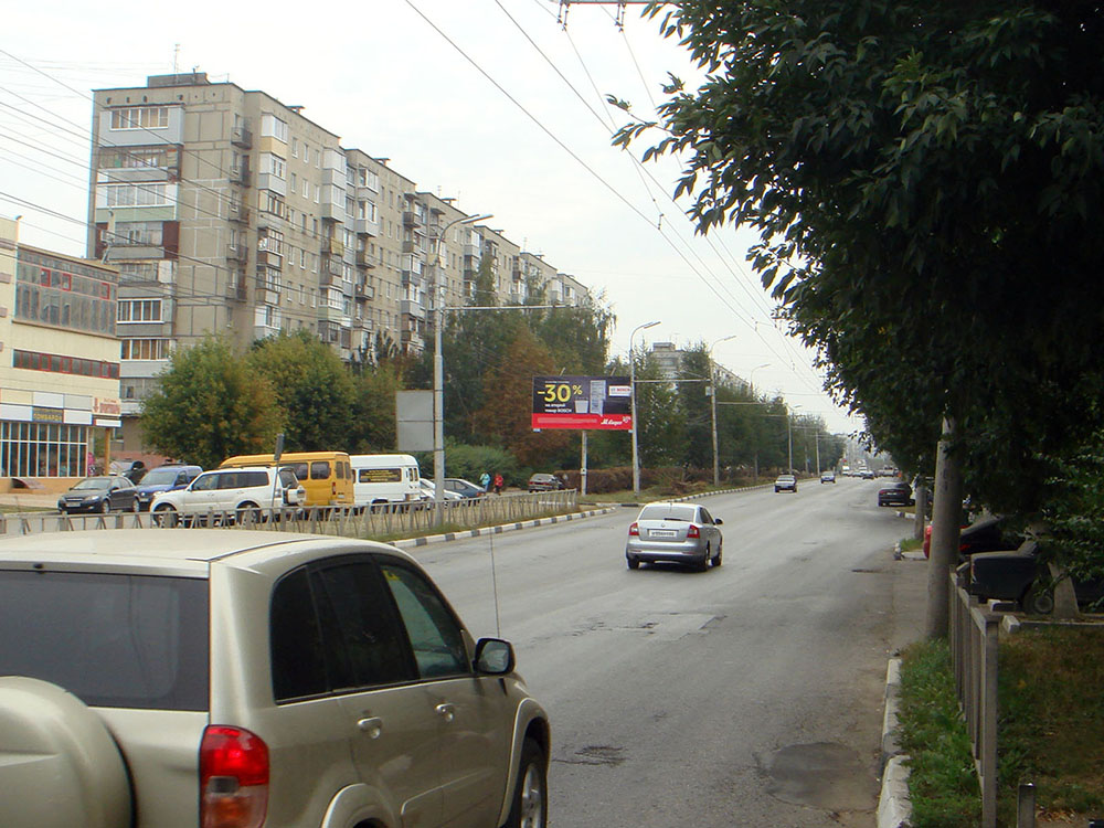 Фотография рекламного носителя, тип: Билборд 3x6, адрес: Интернациональная ул., д.13а, Рязань, Рязанская область, Россия. Сторона Б1-Б3 №774210
