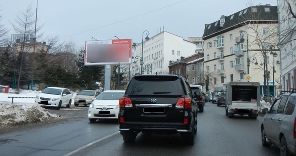 Фотография рекламного носителя, тип: Билборд 3x6, адрес: Семеновская ул., д.29, Владивосток, Приморский край, Россия. Сторона Б №774883