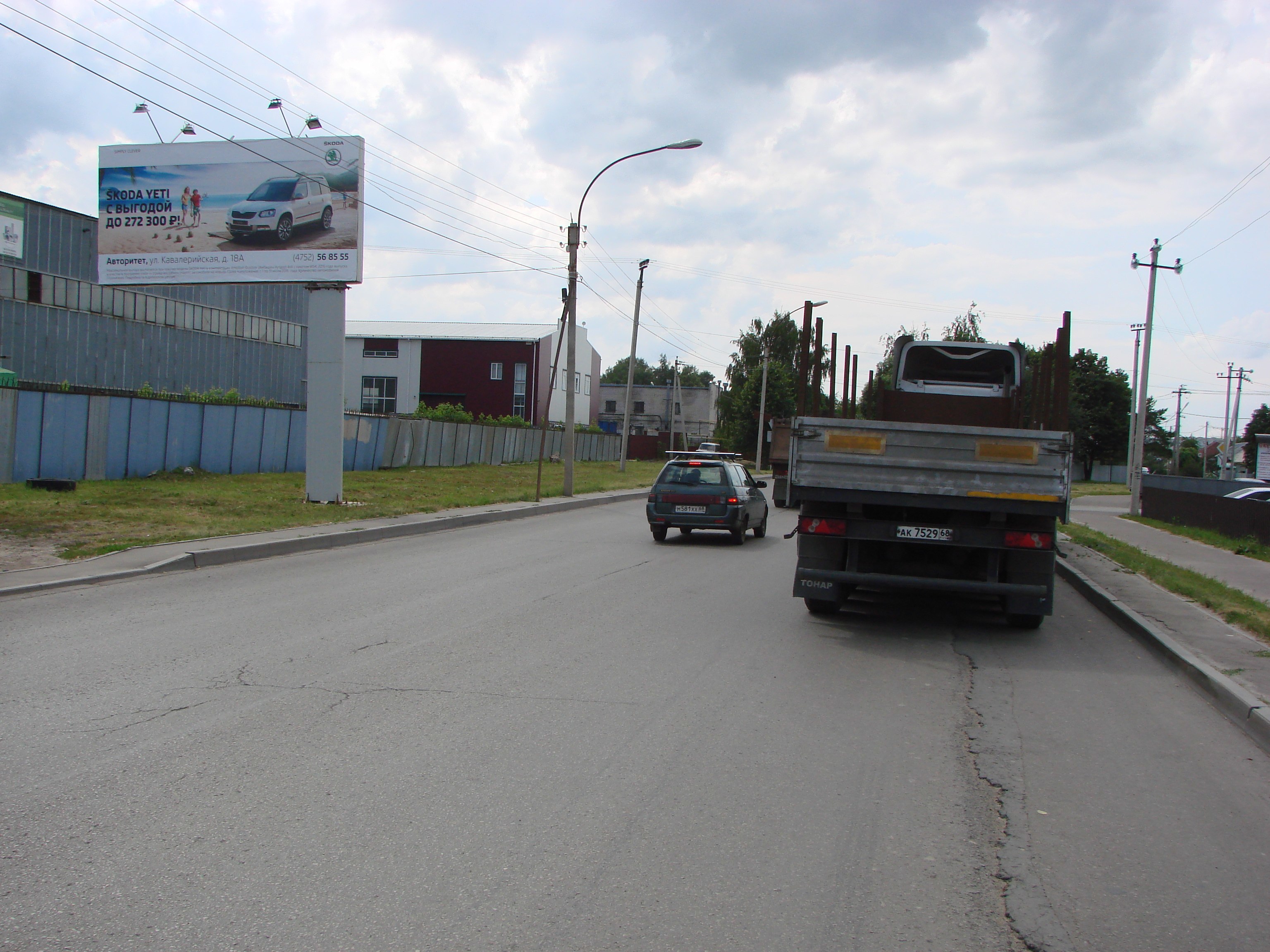 Фотография рекламного носителя, тип: Билборд 3x6, адрес: Урожайная ул., д.2в, Тамбов, Тамбовская область, Россия. Сторона Б №623809