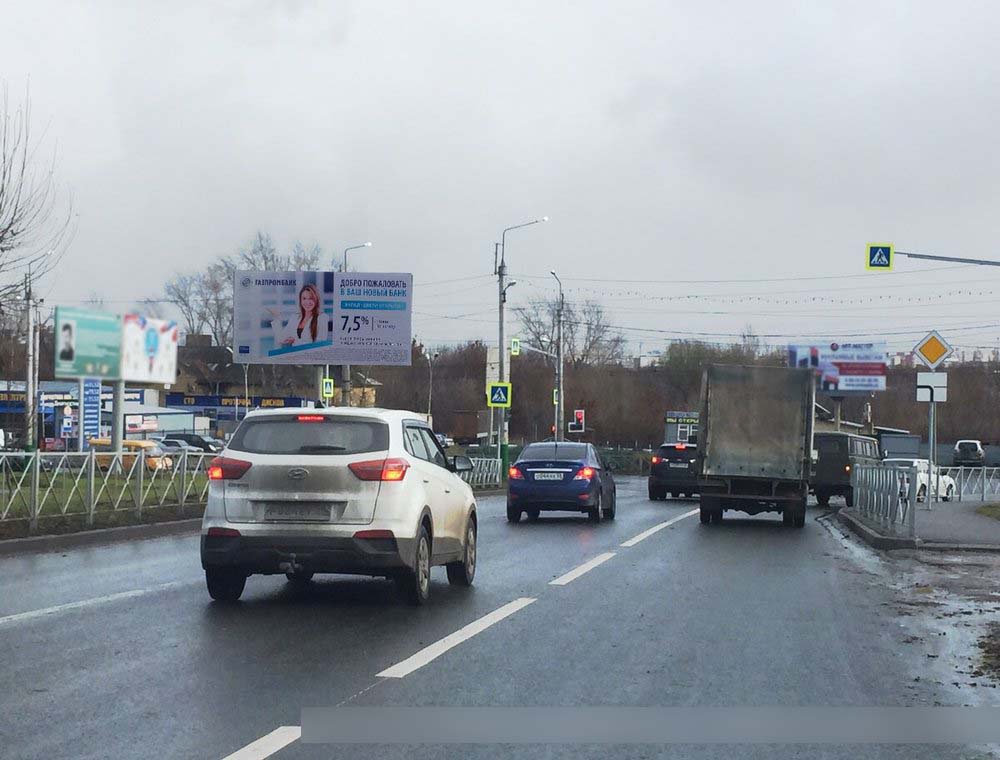 Фотография рекламного носителя, тип: Билборд 3x6, адрес: Окружная ул. Х Калинина ул., Пенза, Пензенская область, Россия. Сторона В №741576