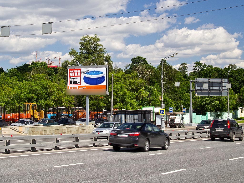 Фотография рекламного носителя, тип: Билборд 3x6, адрес: Звенигородское ш., д.26, Москва, Россия. Сторона Б1 №679344
