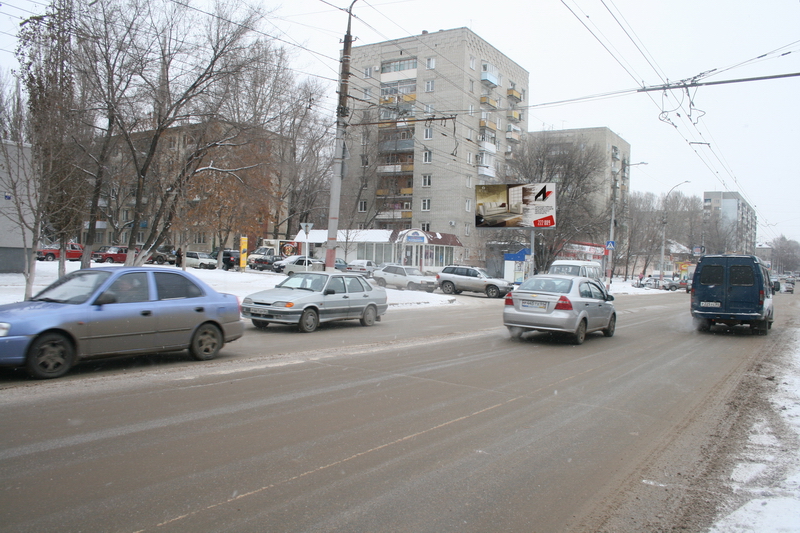 Фотография рекламного носителя, тип: Билборд 3x6, адрес: Энтузиастов пр-т. Х Кавказская ул., Саратов, Саратовская область, Россия. Сторона B №418334