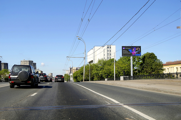 Фотография рекламного носителя, тип: Билборд 3x6, адрес: Энтузиастов ш., д.23, корп.14, Москва, Россия. Сторона А1 №638904