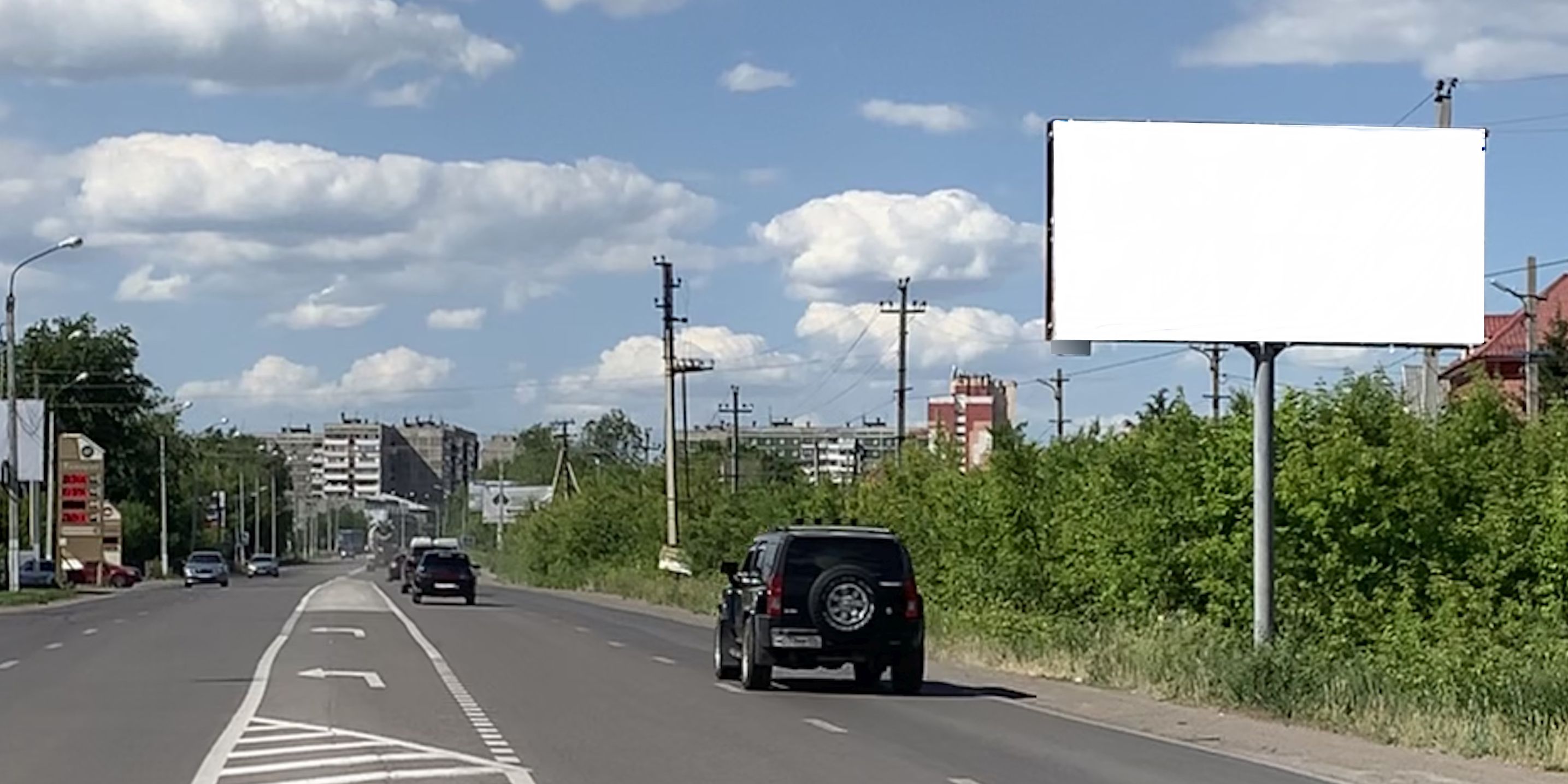 Фотография рекламного носителя, тип: Билборд 3x6, адрес: Калмыкова ул., напротив АЗС "Хуторок", Магнитогорск, Челябинская область, Россия. Сторона А №1052292