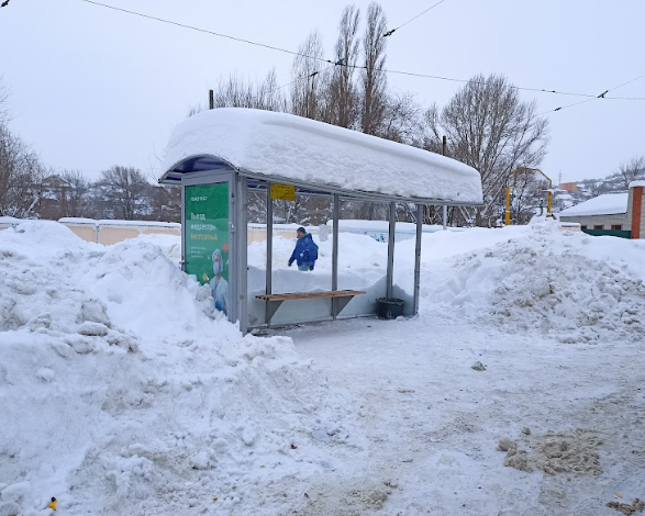 Фотография рекламного носителя, тип: Остановка 1.8x1.2, адрес: Вокзальная ул., д.2, Саратов, Саратовская область, Россия. Сторона Б №586066