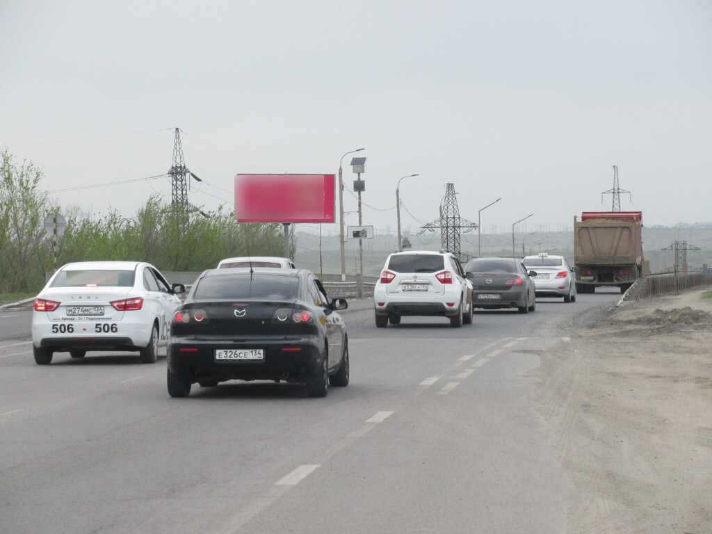 Фотография рекламного носителя, тип: Билборд 3x6, адрес: Историческая ул., 150м от ж/д переезда, Волгоград, Волгоградская область, Россия. Сторона Б №363371