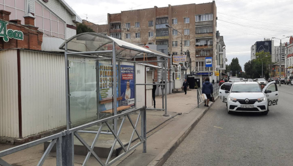 Фотография рекламного носителя, тип: Остановка 1.8x1.2, адрес: Галактионовская ул., д.29, Самара, Самарская область, Россия. Сторона В2 №1079369