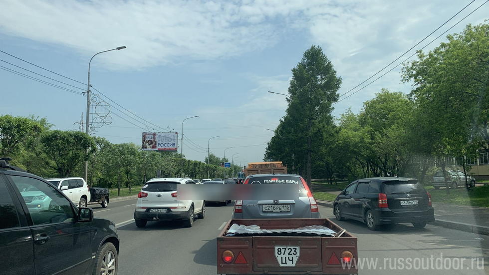 Фотография рекламного носителя, тип: Билборд 3x6, адрес: Свердловская ул., д.5, Красноярск, Красноярский край, Россия. Сторона Б №798676