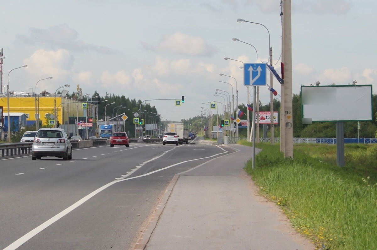 Фотография рекламного носителя, тип: Билборд 3x6, адрес: Дорога Жизни а/д, 7 650м, Всеволожск, Ленинградская область, Россия. Сторона А №369344