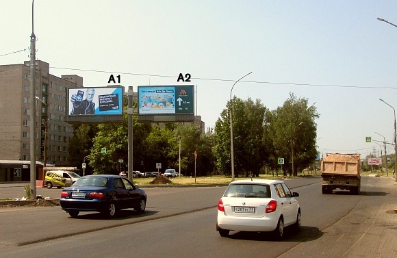 Фотография рекламного носителя, тип: Билборд 3x6, адрес: Державина ул., д.12, Великий Новгород, Новгородская область, Россия. Сторона A1 №1078430