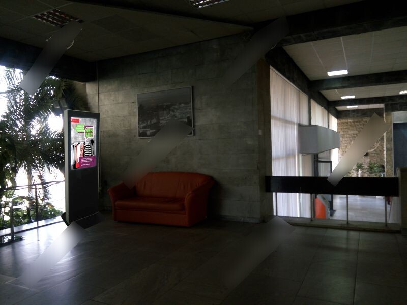 Фотография рекламного носителя, тип: Видеоэкран, адрес: Бизнес-центр «Ленинградцский Дворец Молодежи», Профессора Попова ул., д.47, Санкт-Петербург, Россия. Сторона/вариант №828017